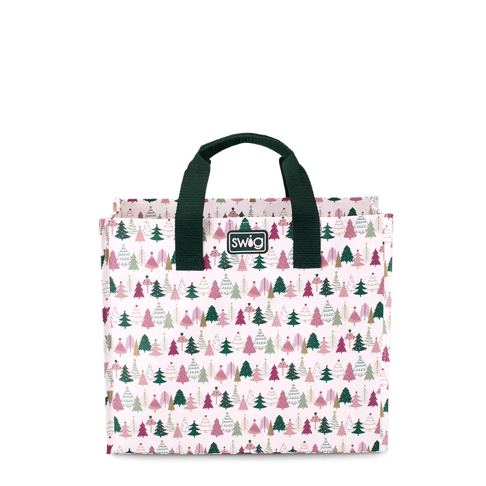 Tinseled Trees Reusable Bag Medium