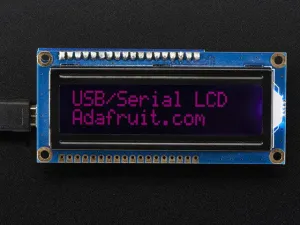 USB   Serial Backpack Kit with 16x2  RGB backlight negative LCD