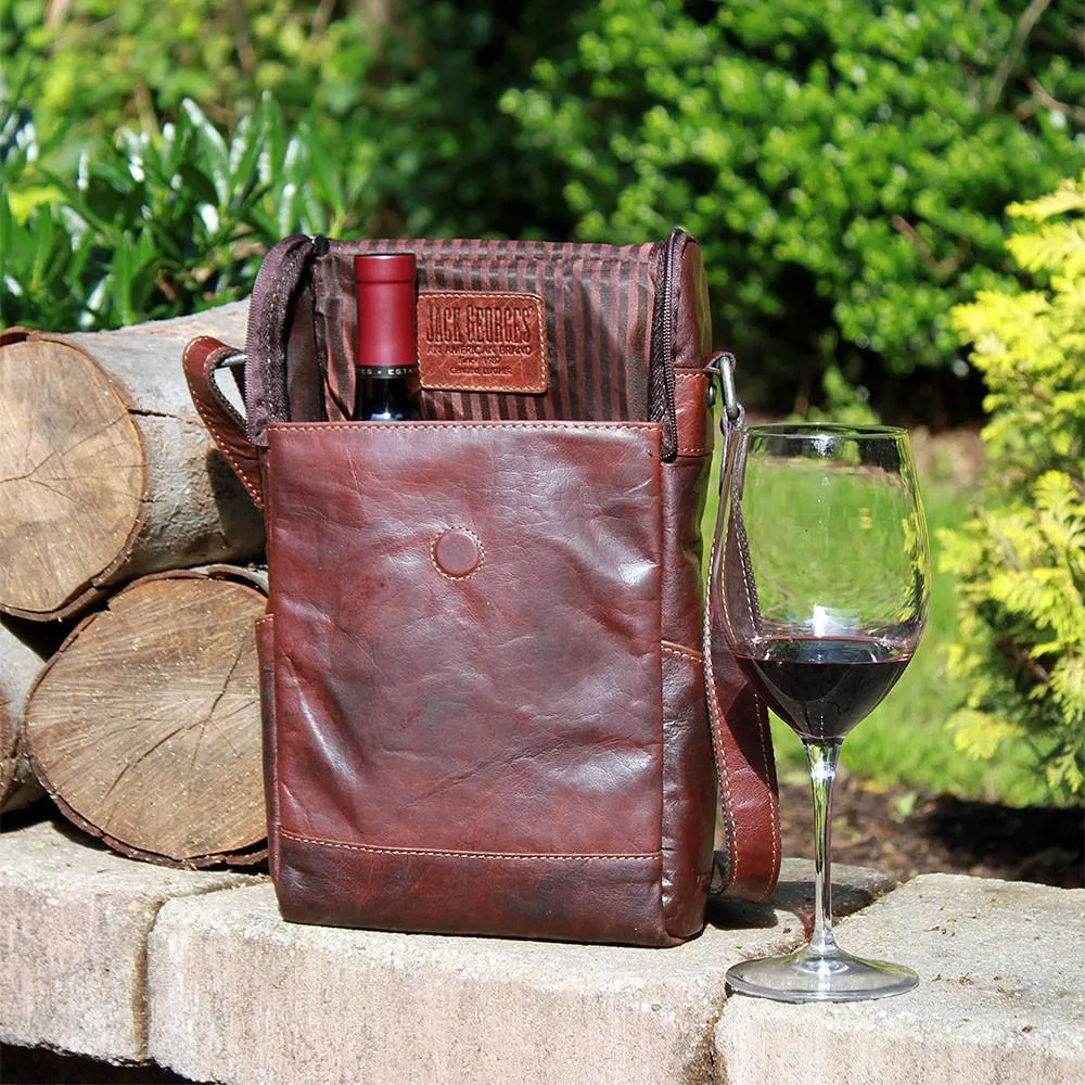 Voyager Crossbody Messenger & Wine Bag #7513