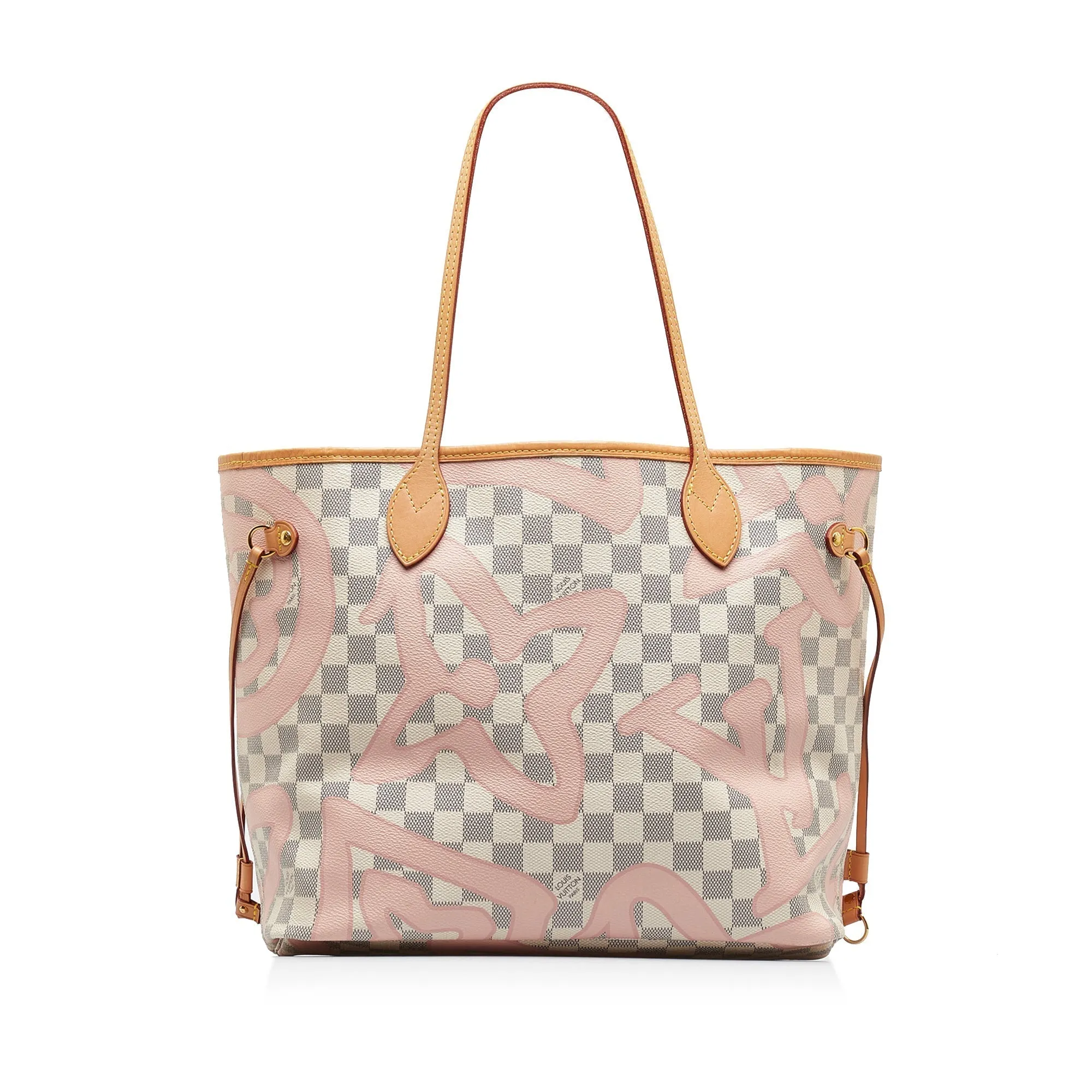 White Louis Vuitton Damier Azur Tahitienne Neverfull MM Tote Bag