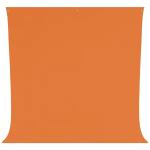 Wrinkle-Resistant Backdrop - Tiger Orange (9' x 10')