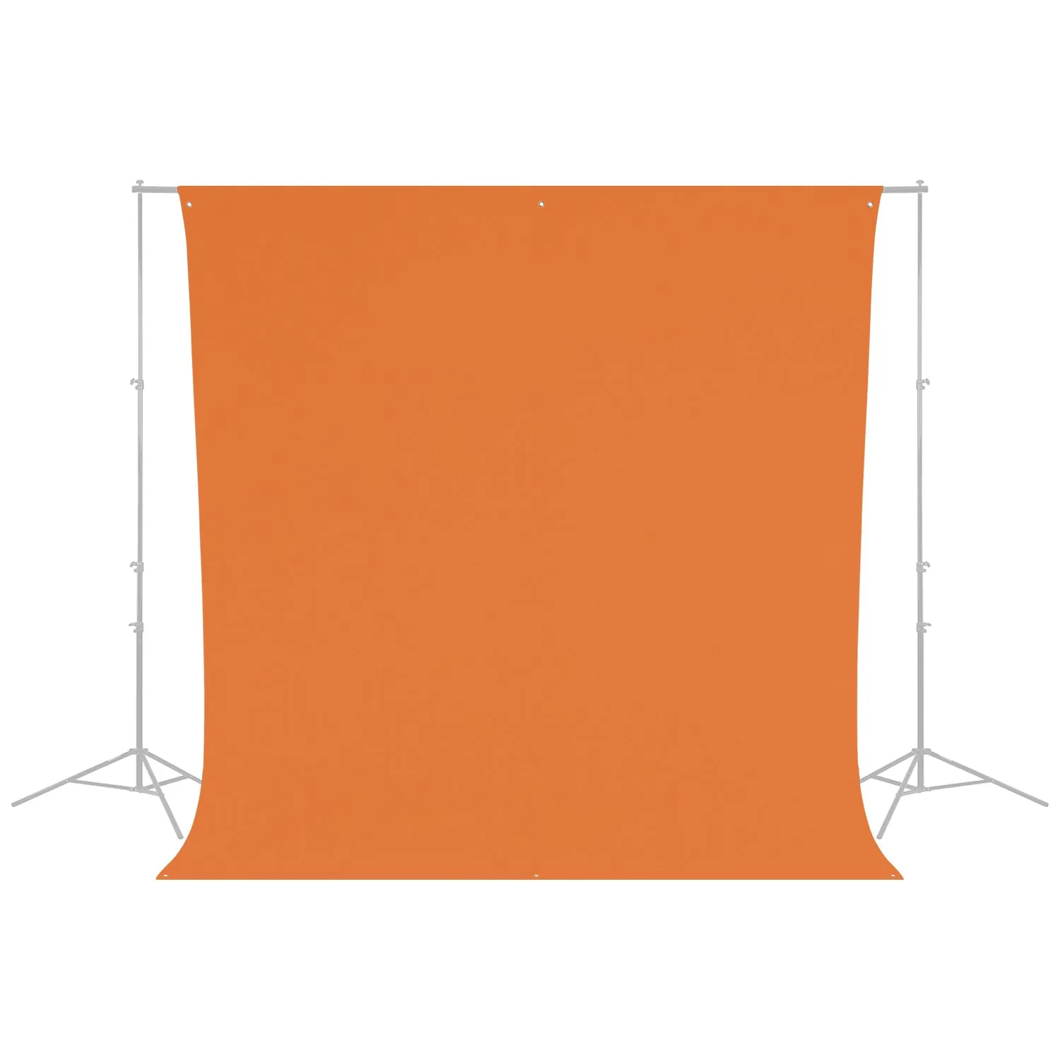 Wrinkle-Resistant Backdrop - Tiger Orange (9' x 10')