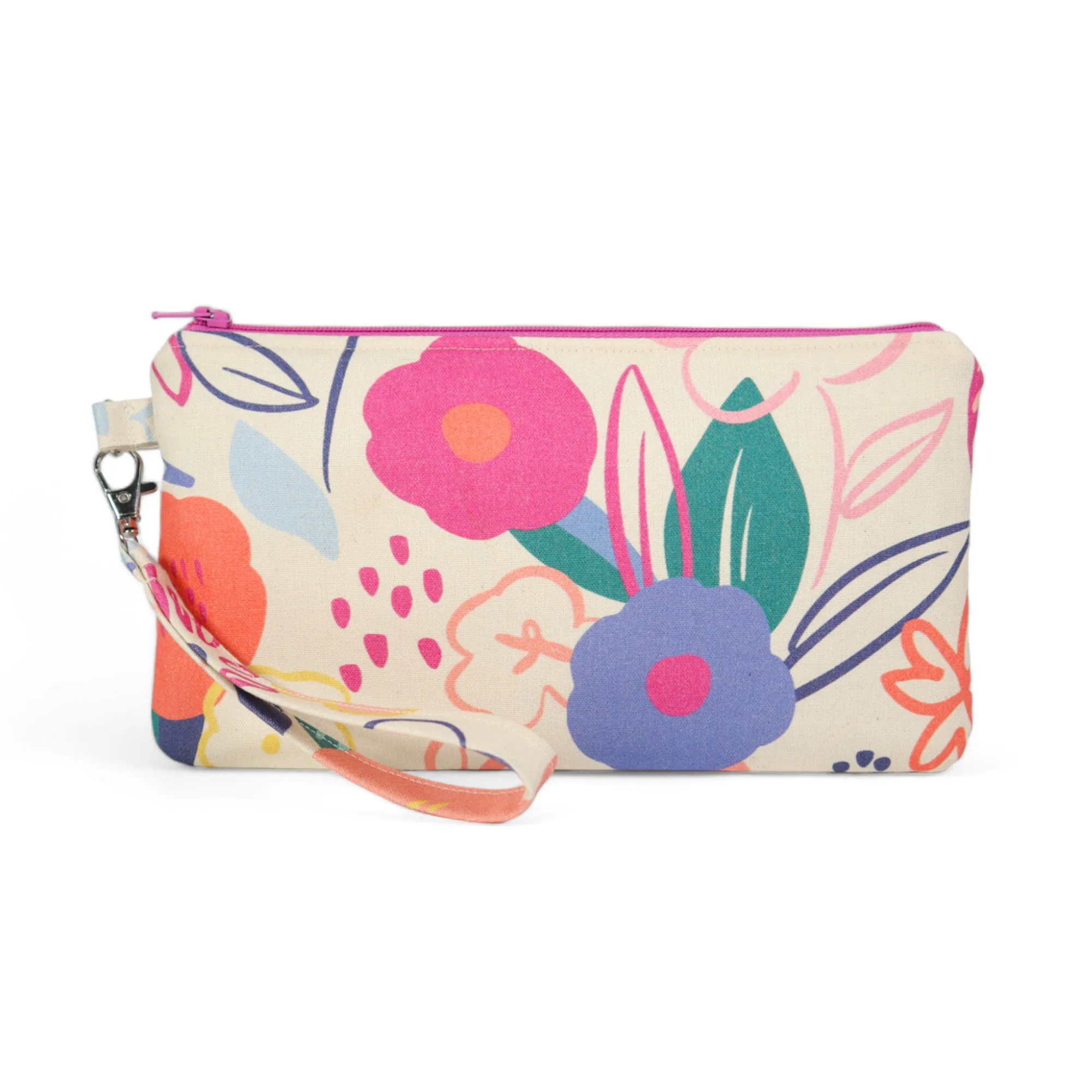 Wristlet Sewing Kit - Bold Floral