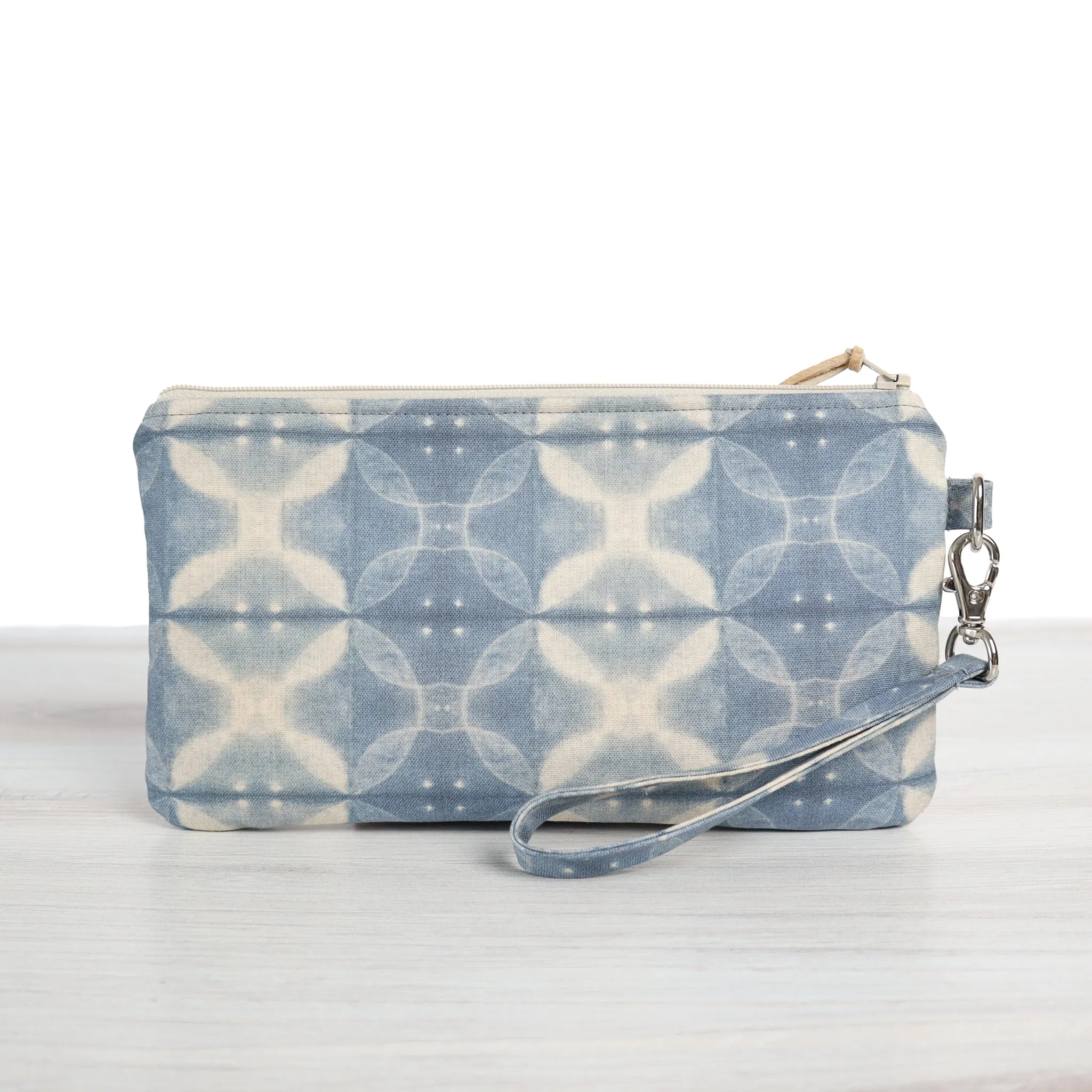 Wristlet Sewing Kit - Shibori